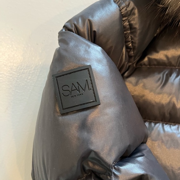SAM. - Blake Down Jacket with Fur Trim - Picture 8 of 12